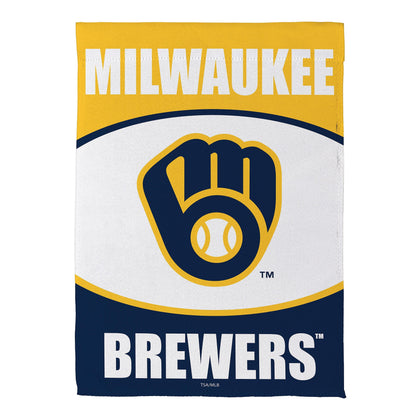 Milwaukee Brewers Suede Garden Flag - Tampa Home & Garden Store