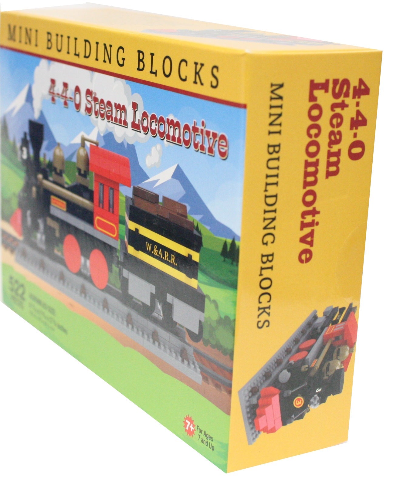 Mini Building Blocks - 4-4-0 Steam Locomotive - Tampa Home & Garden Store