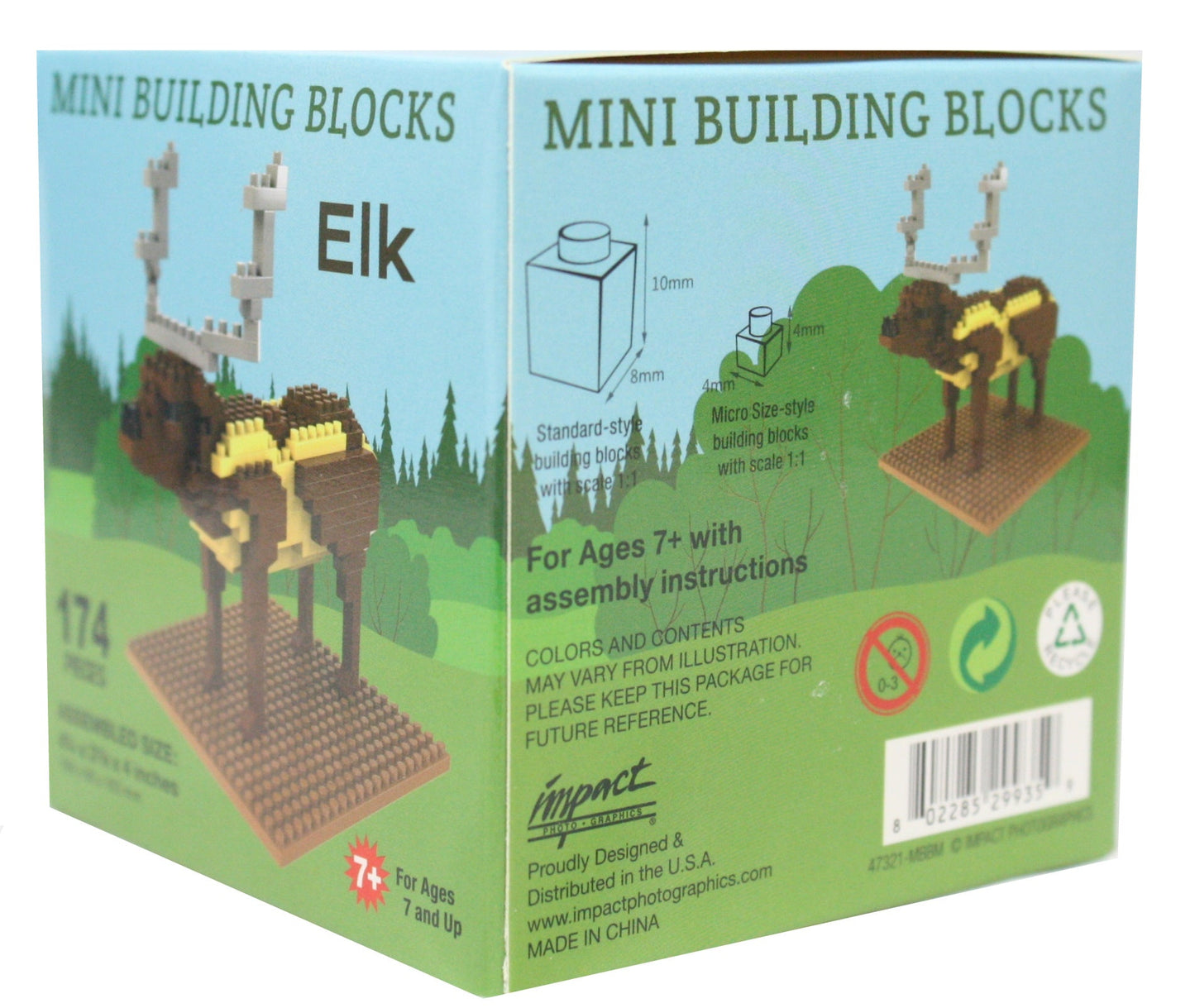 Mini Building Blocks - Elk - Tampa Home & Garden Store