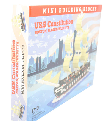 Mini Building Blocks - USS Constitution Boston MA - Tampa Home & Garden Store