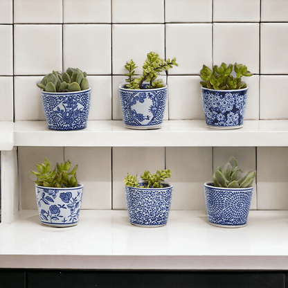 Mini Chinoiserie Cachepots - Tampa Home & Garden Store