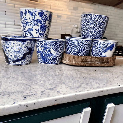 Mini Chinoiserie Cachepots - Tampa Home & Garden Store