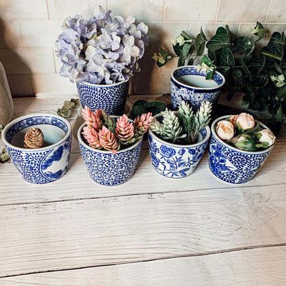 Mini Chinoiserie Cachepots - Tampa Home & Garden Store
