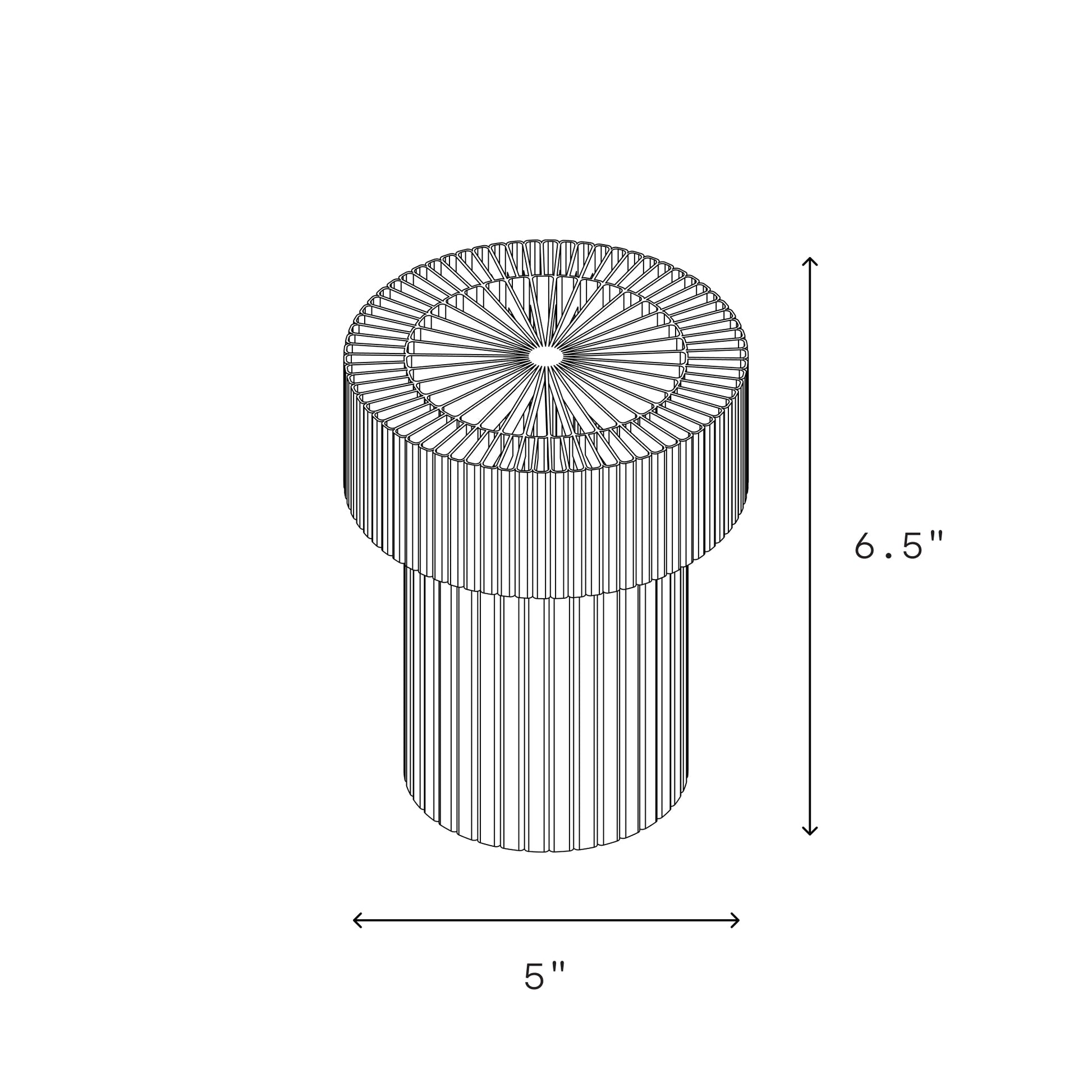 Mini Drum Lamp - Tampa Home & Garden Store