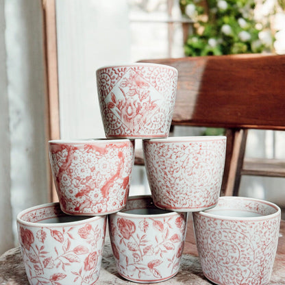 Mini Pink Cachepots - Tampa Home & Garden Store