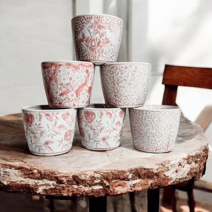 Mini Pink Cachepots - Tampa Home & Garden Store