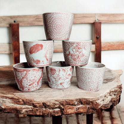 Mini Pink Cachepots - Tampa Home & Garden Store