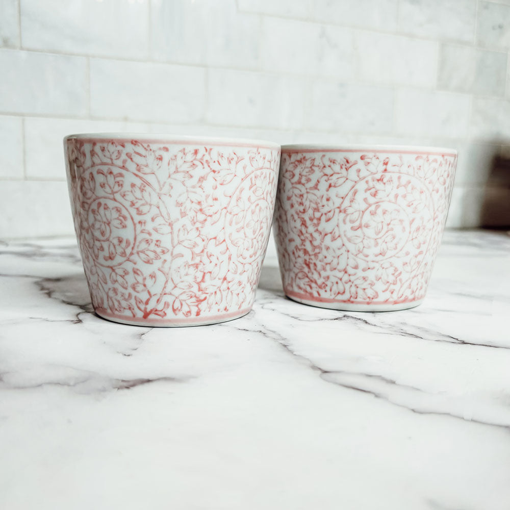 Mini Pink Cachepots - Tampa Home & Garden Store