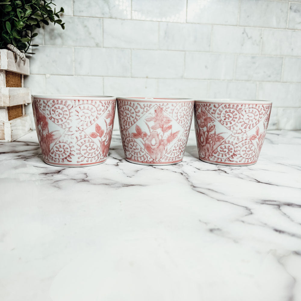 Mini Pink Cachepots - Tampa Home & Garden Store