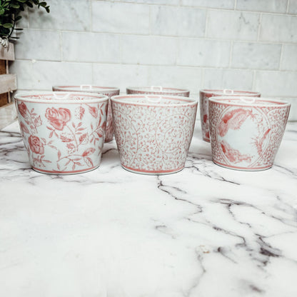 Mini Pink Cachepots - Tampa Home & Garden Store