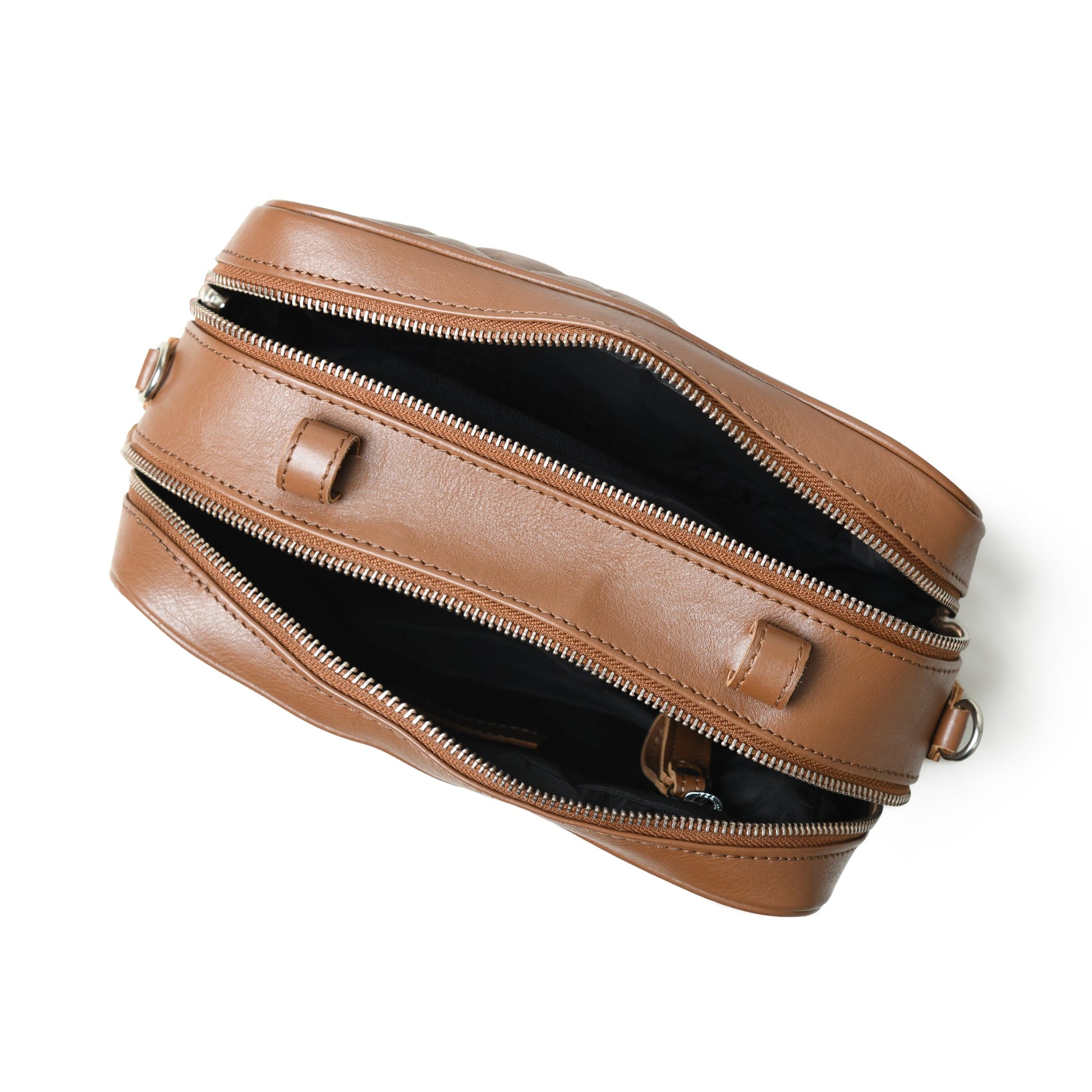 Mini Quilted Crossbody Bag, Rich Brown - Tampa Home & Garden Store
