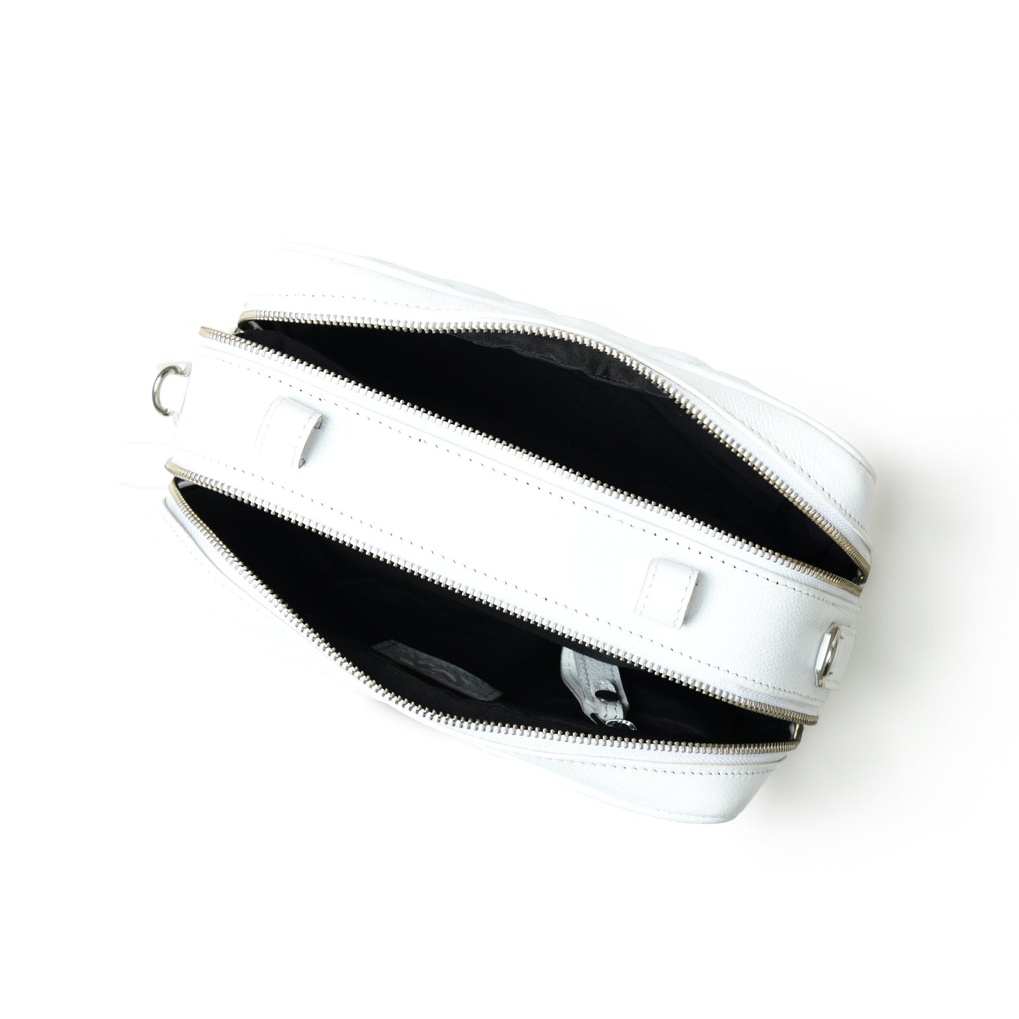 Mini Quilted Crossbody Bag, White - Tampa Home & Garden Store
