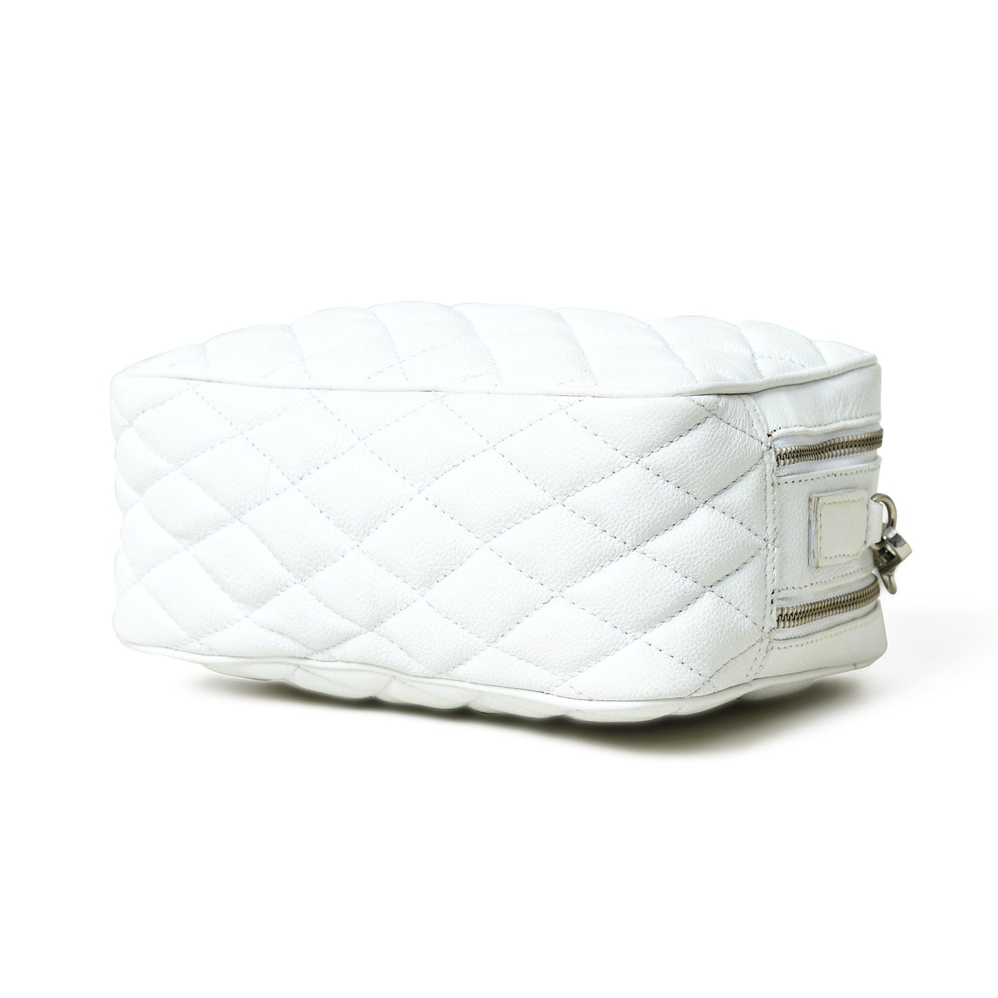 Mini Quilted Crossbody Bag, White - Tampa Home & Garden Store