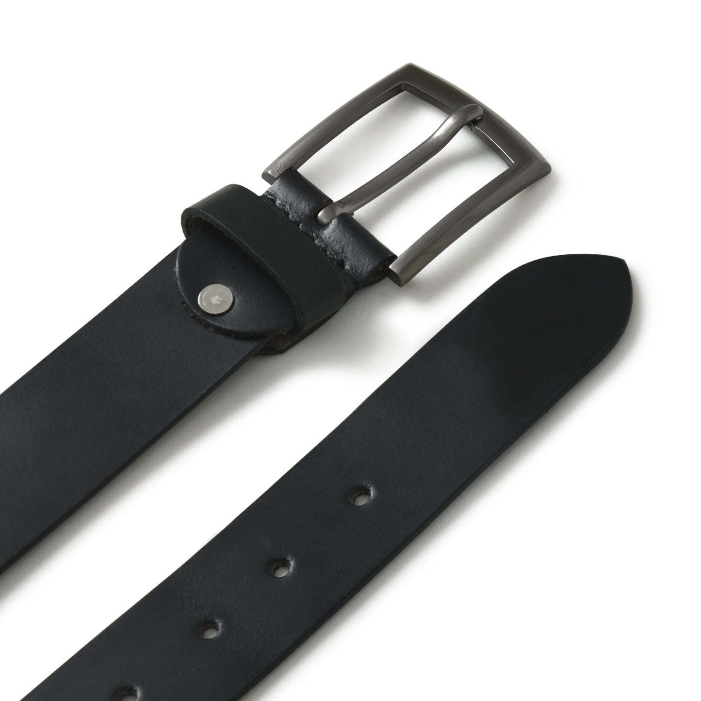 Minimalist Black Leather Belt - Tampa Home & Garden Store
