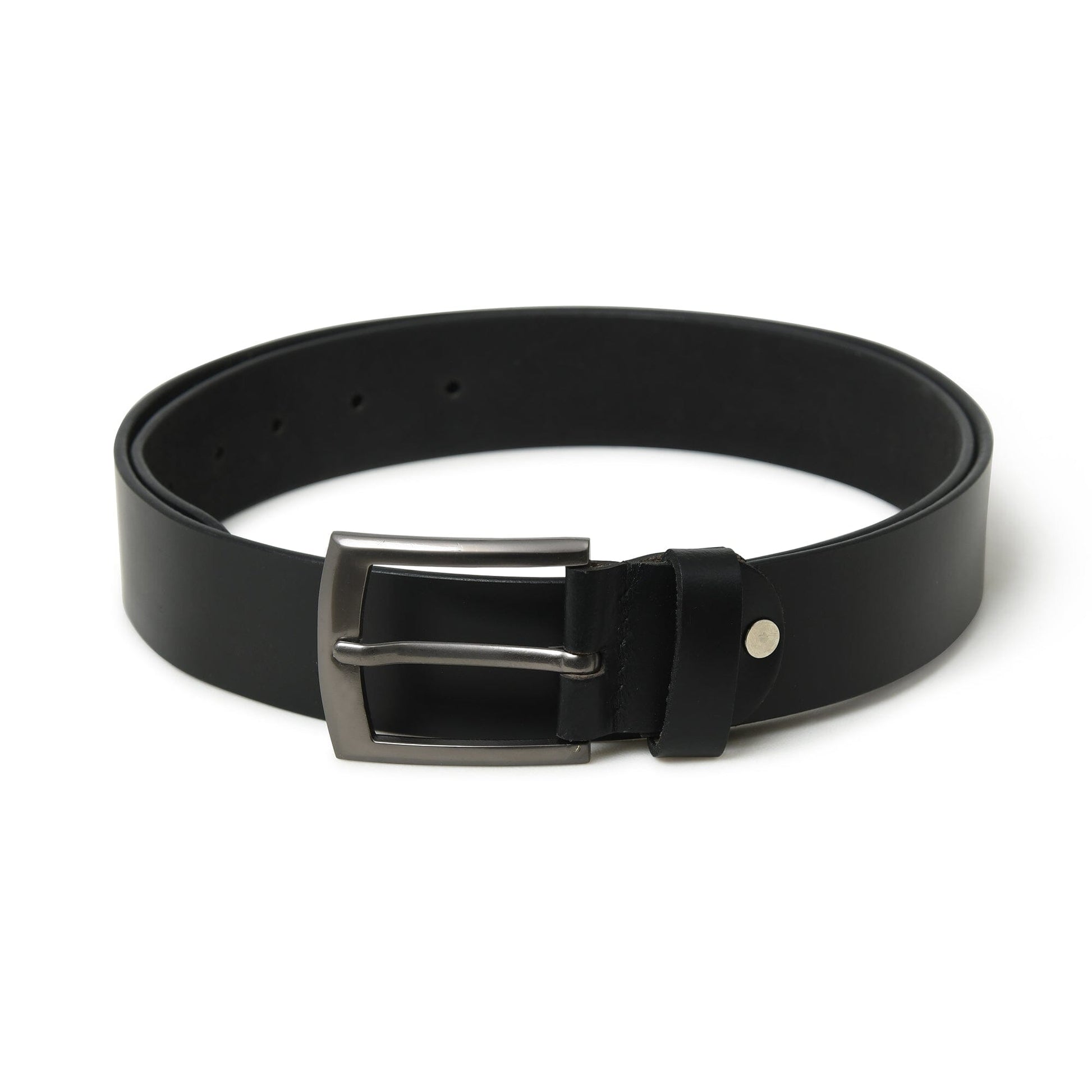 Minimalist Black Leather Belt - Tampa Home & Garden Store