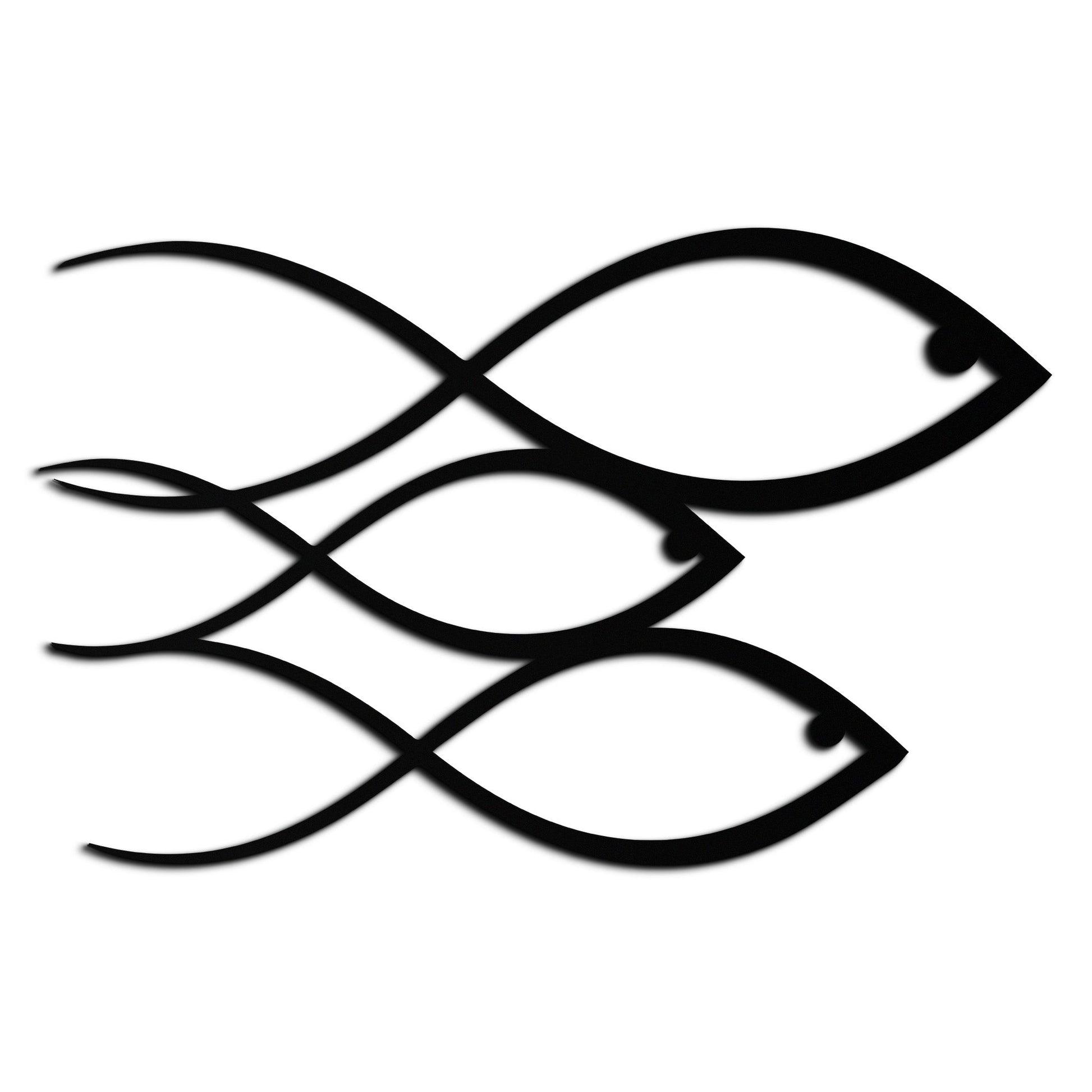 Minimalist Fish Metal Wall Art – Modern Coastal Decor - KAF139 - Tampa Home & Garden Store