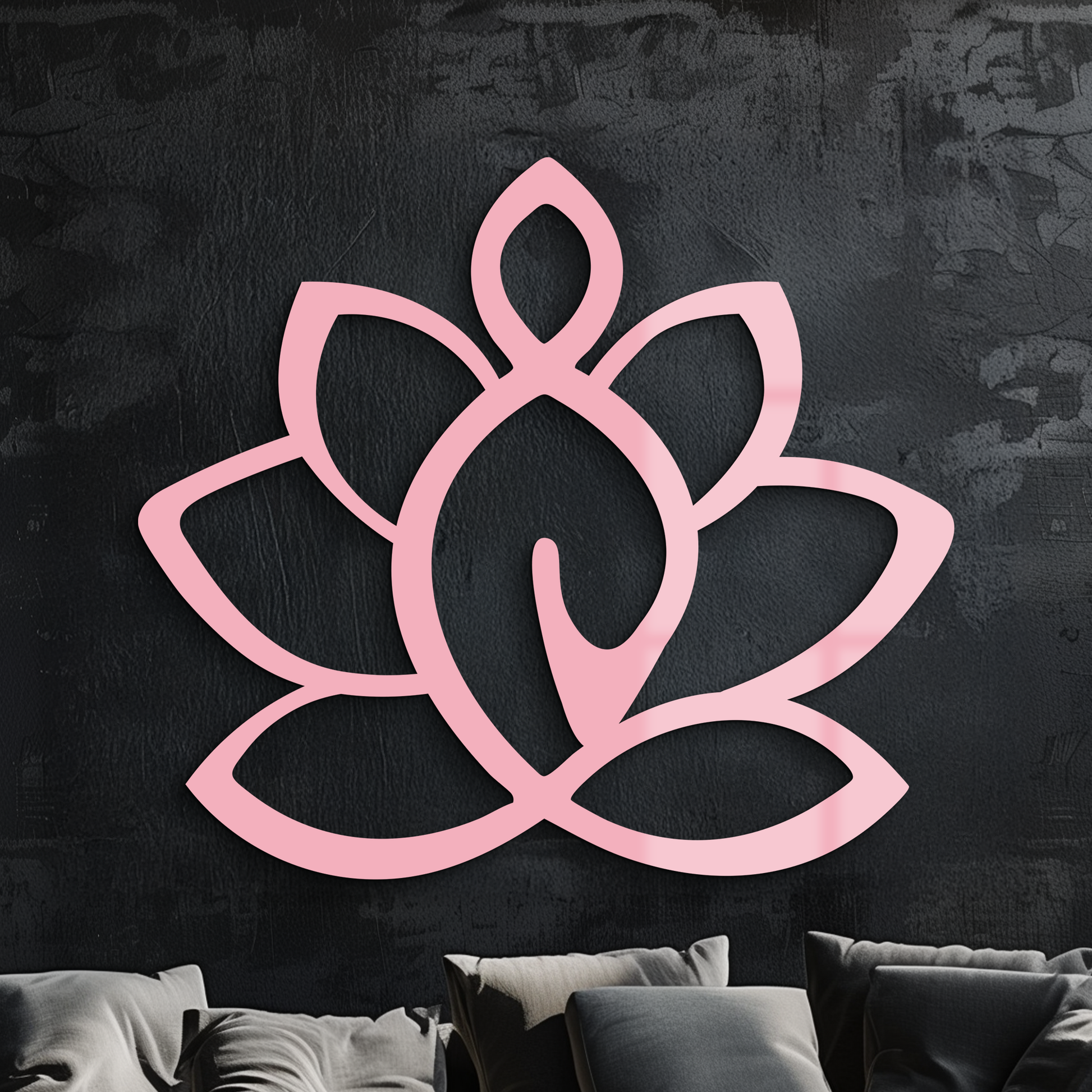 Minimalist Square Metal Wall Art – Modern Geometric Panel - KAFGP055 - Tampa Home & Garden Store