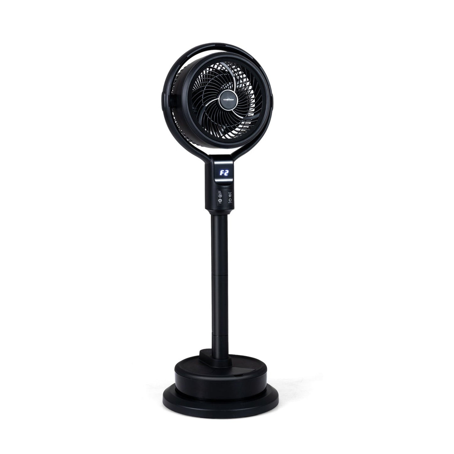 Misting Pedestal Fan 90 Degree Auto Oscillation