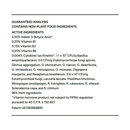 Outdoor Bundle fertilizer label by MitoGrow with active ingredients and guaranteed analysis on Tampa Home & Garden Store