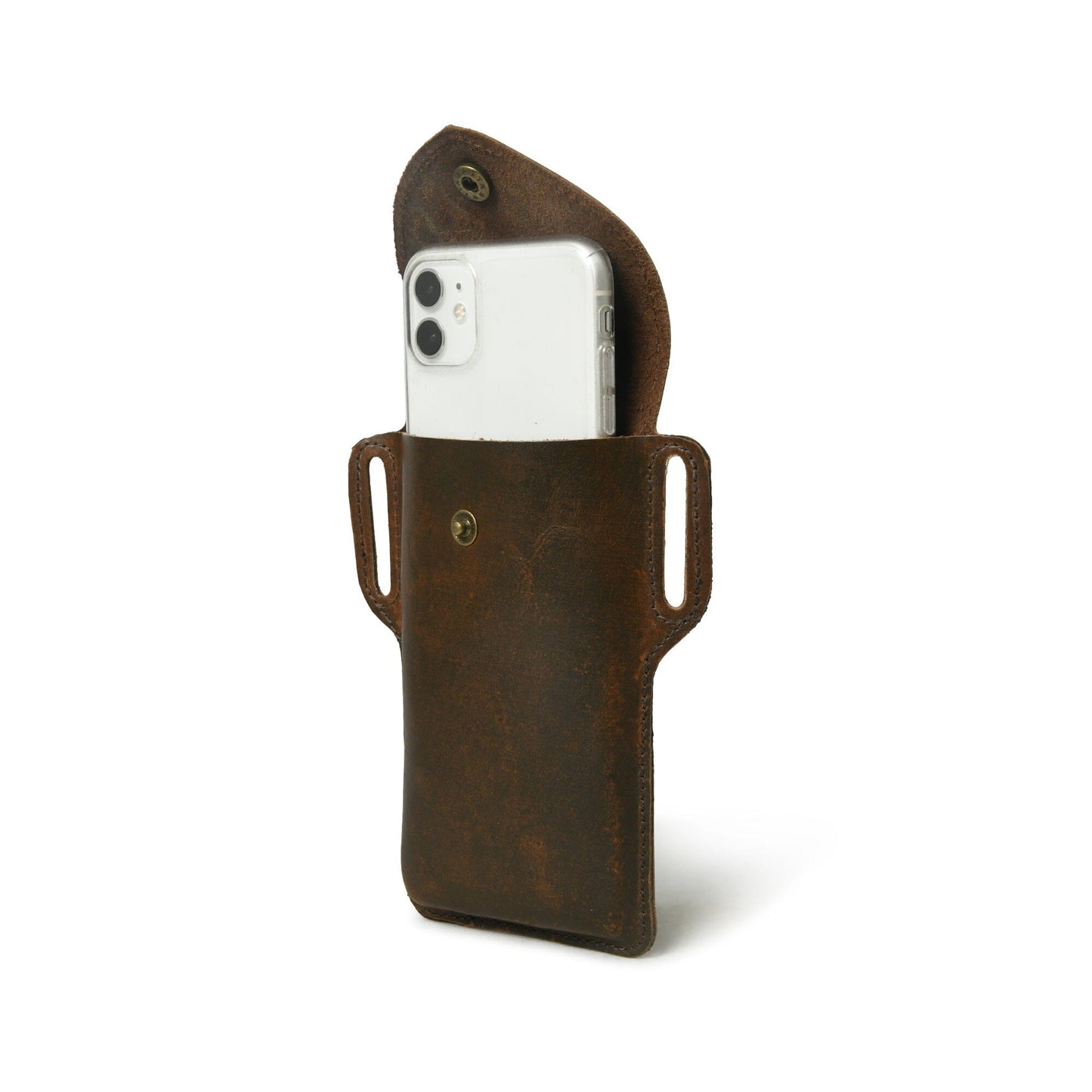 Mobile Holster Case- Dark Brown - Tampa Home & Garden Store