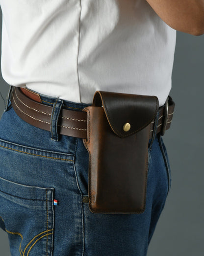 Mobile Holster Case- Dark Brown - Tampa Home & Garden Store