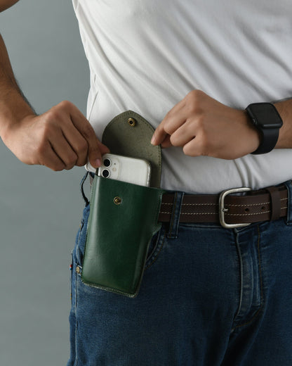 Mobile Holster Case- Green - Tampa Home & Garden Store