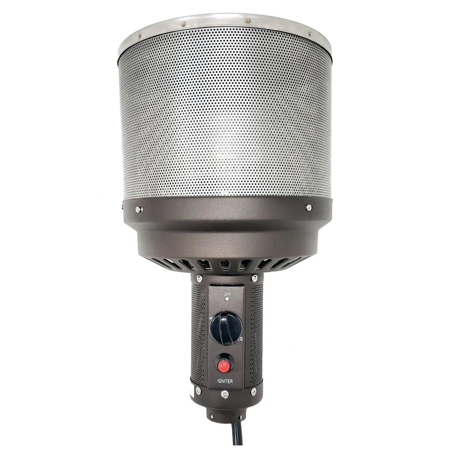 Mocha patio heater head assembly with shade and dark base, replacement part for Fire Sense on Tampa Home & Garden Store