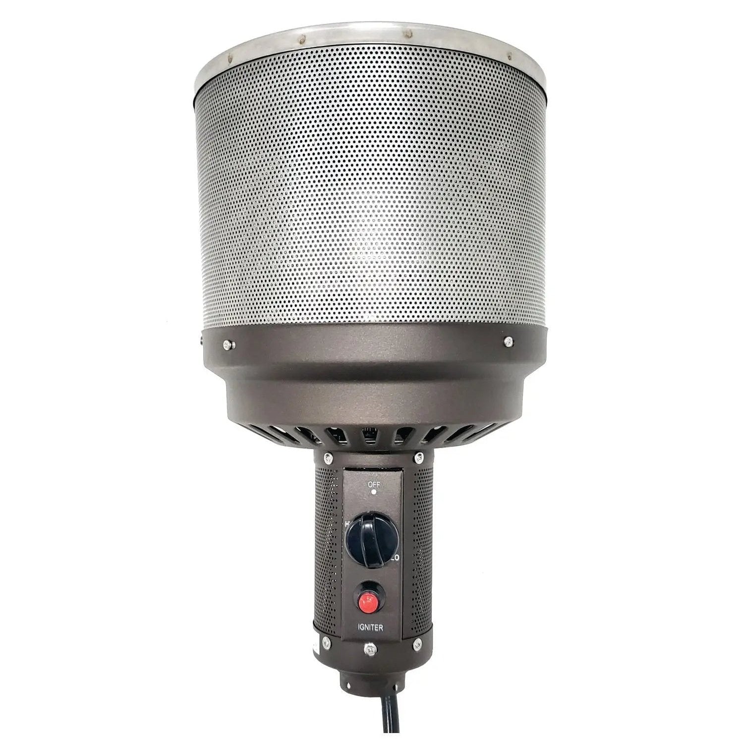Mocha patio heater head assembly with shade and dark base, replacement part for Fire Sense on Tampa Home & Garden Store