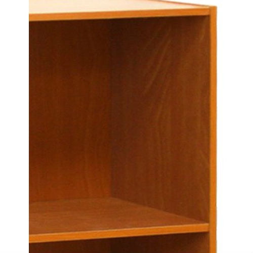 Modern 3-Shelf Bookcase in Light Cherry Wood Finish - Tampa Home & Garden Store