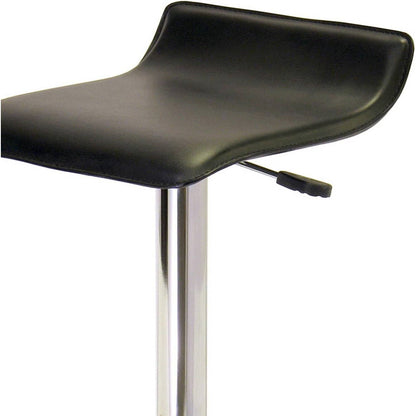 Modern Air-Lift Adjustable Bar Stools with Black PVC Seat - Tampa Home & Garden Store
