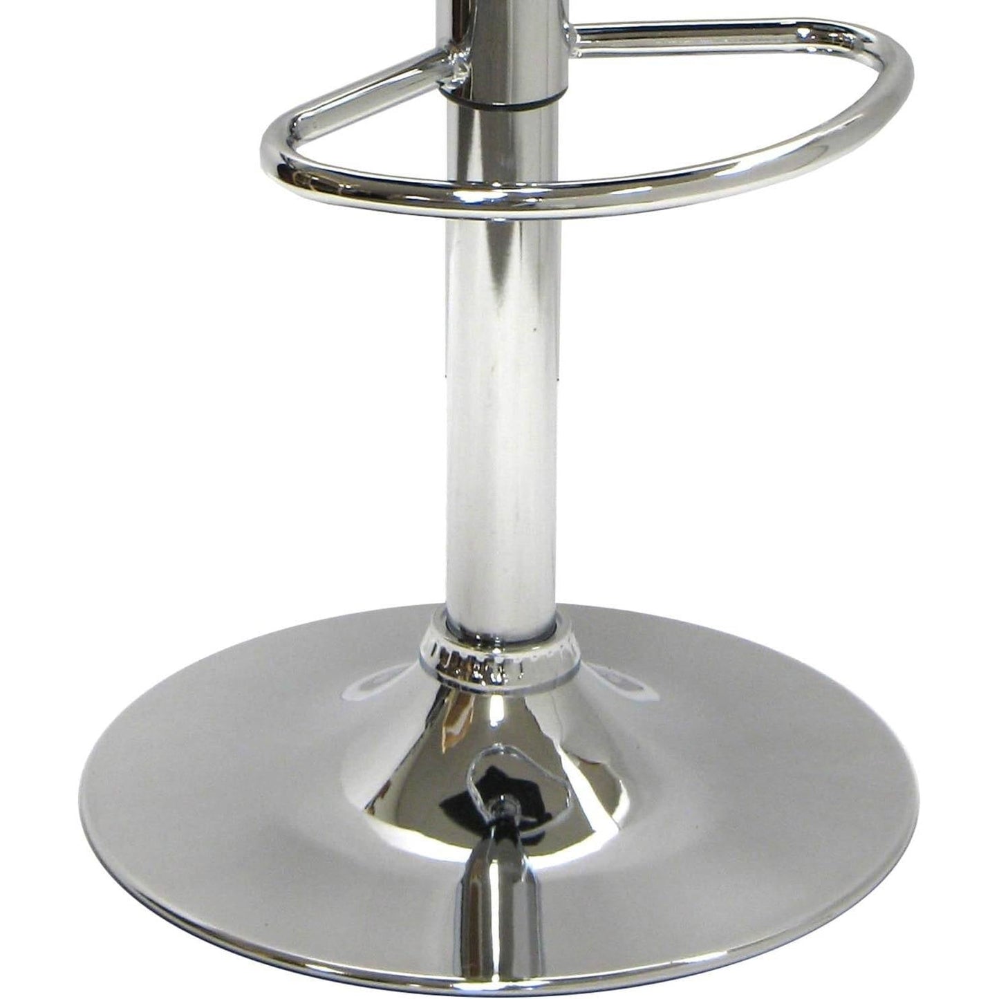 Modern Air-Lift Adjustable Bar Stools with Black PVC Seat - Tampa Home & Garden Store