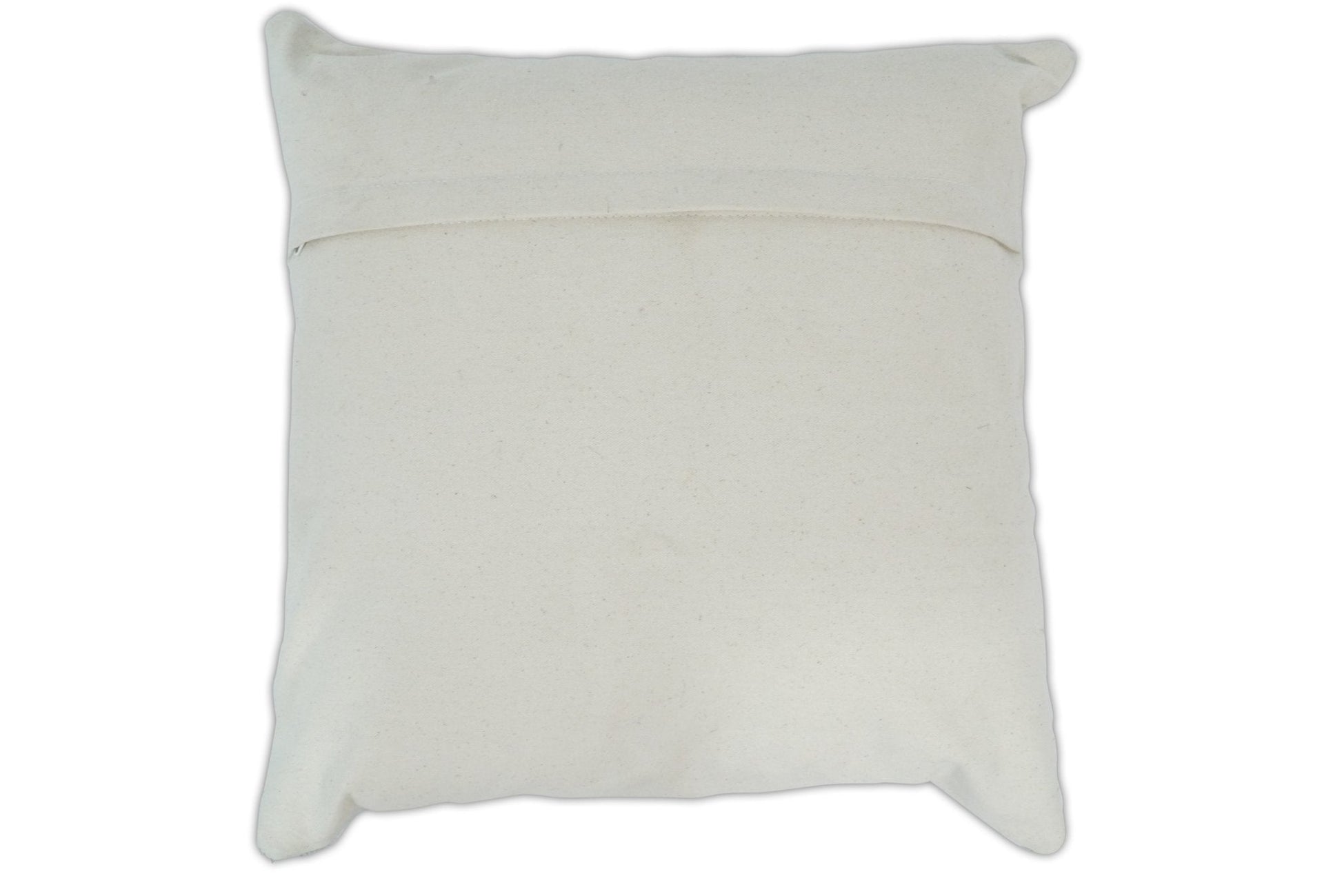 Modern Geometric Silver and Ivory Striped Genuine leather Pillow, Cushion | PL18 - Tampa Home & Garden Store