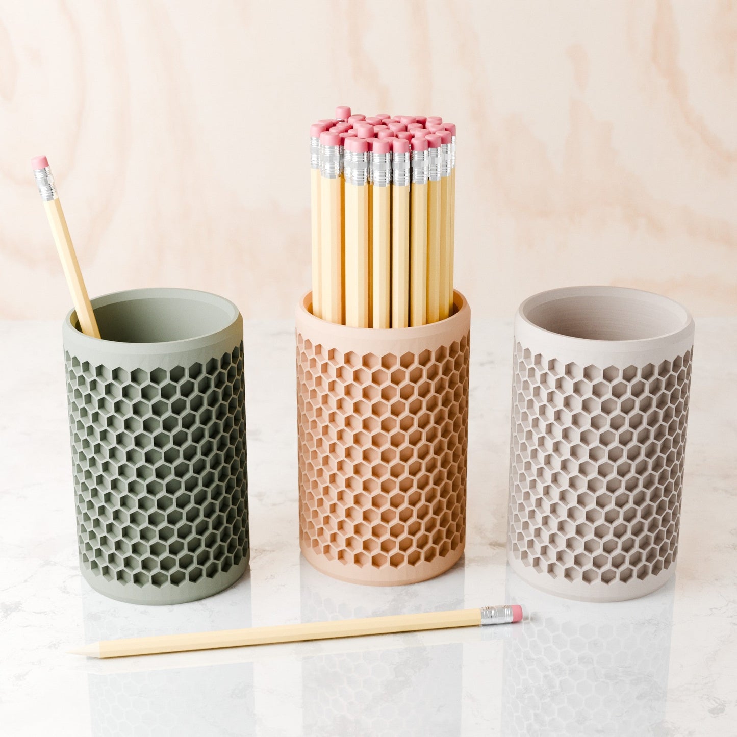 Modern Honeycomb Pencil Holder - Tampa Home & Garden Store