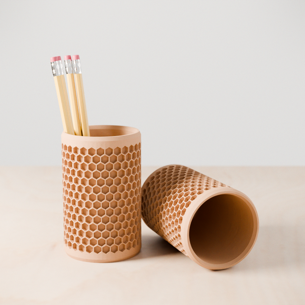 Modern Honeycomb Pencil Holder - Tampa Home & Garden Store
