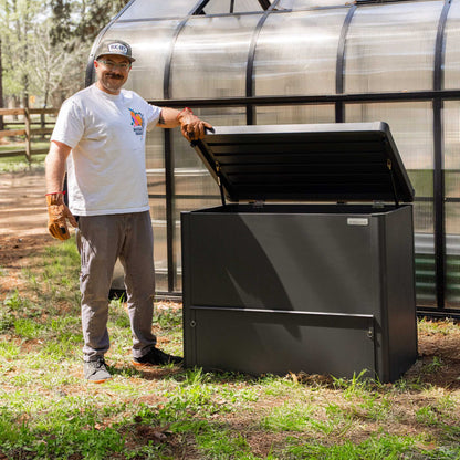 Modern Metal Compost Bin - Tampa Home & Garden Store