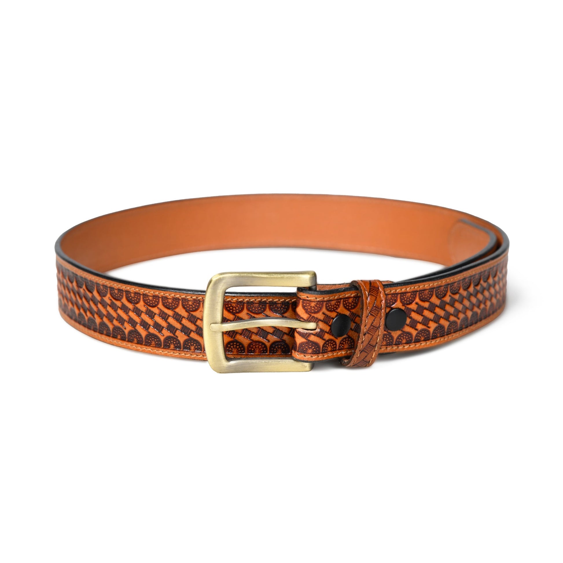 Modern Western Leather Belt - Tampa Home & Garden Store