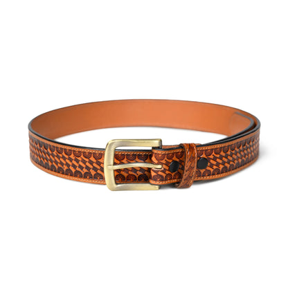 Modern Western Leather Belt - Tampa Home & Garden Store