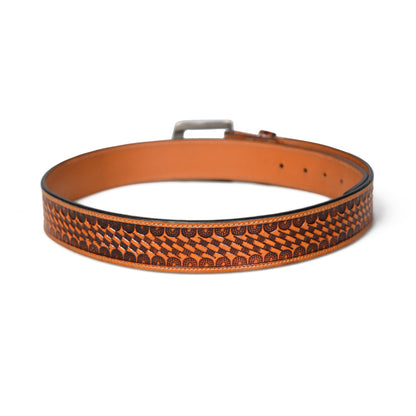 Modern Western Leather Belt - Tampa Home & Garden Store