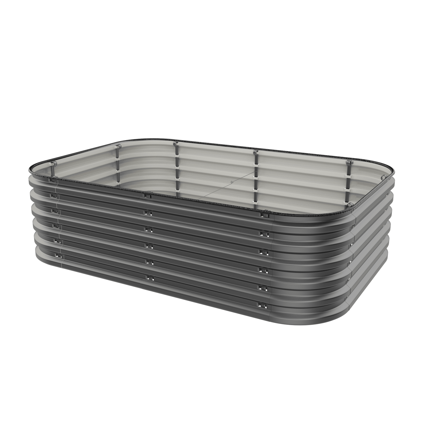Gro-Rite No Tools Raised Garden Bed Kit Premium