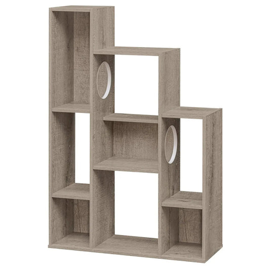 Cat Bookshelf Cat Tree with 8 Section Storage