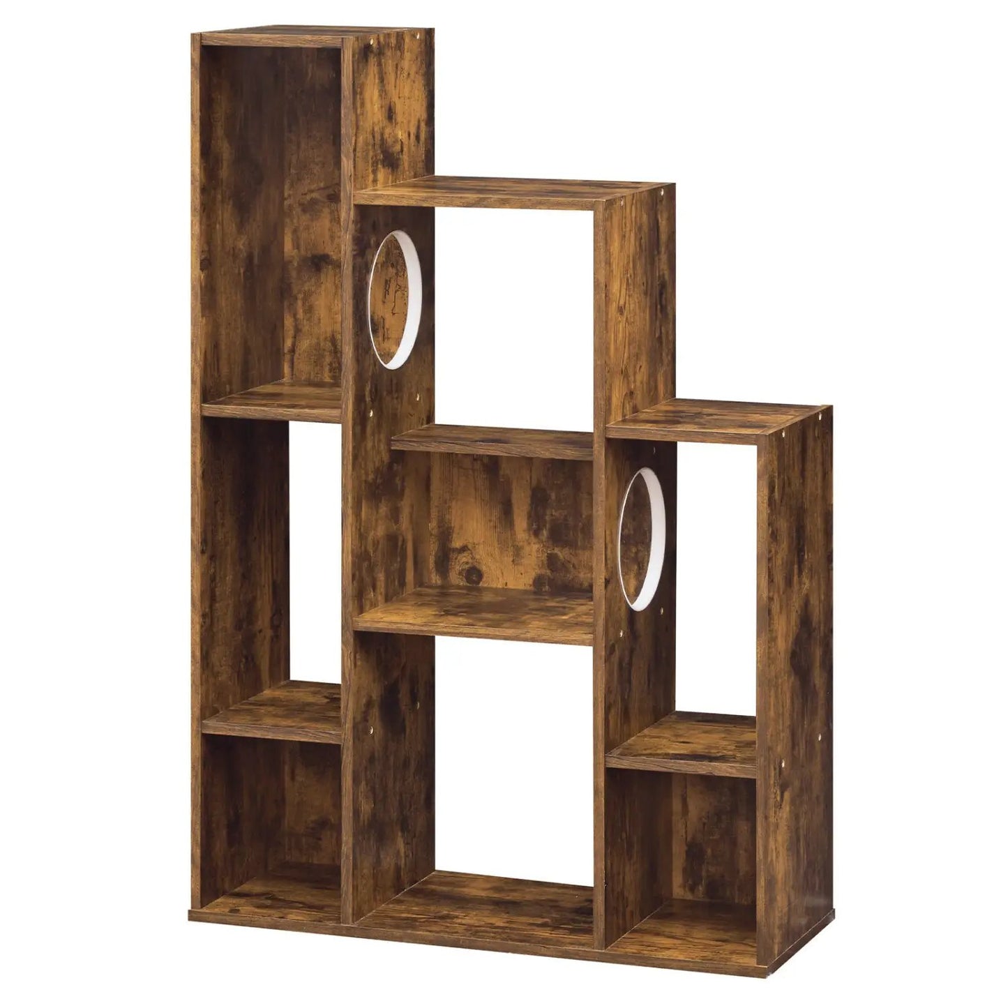 Cat Bookshelf Cat Tree with 8 Section Storage