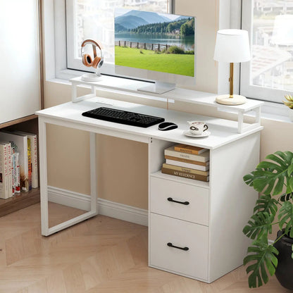 Modern Computer with Power Outlets and Drawer