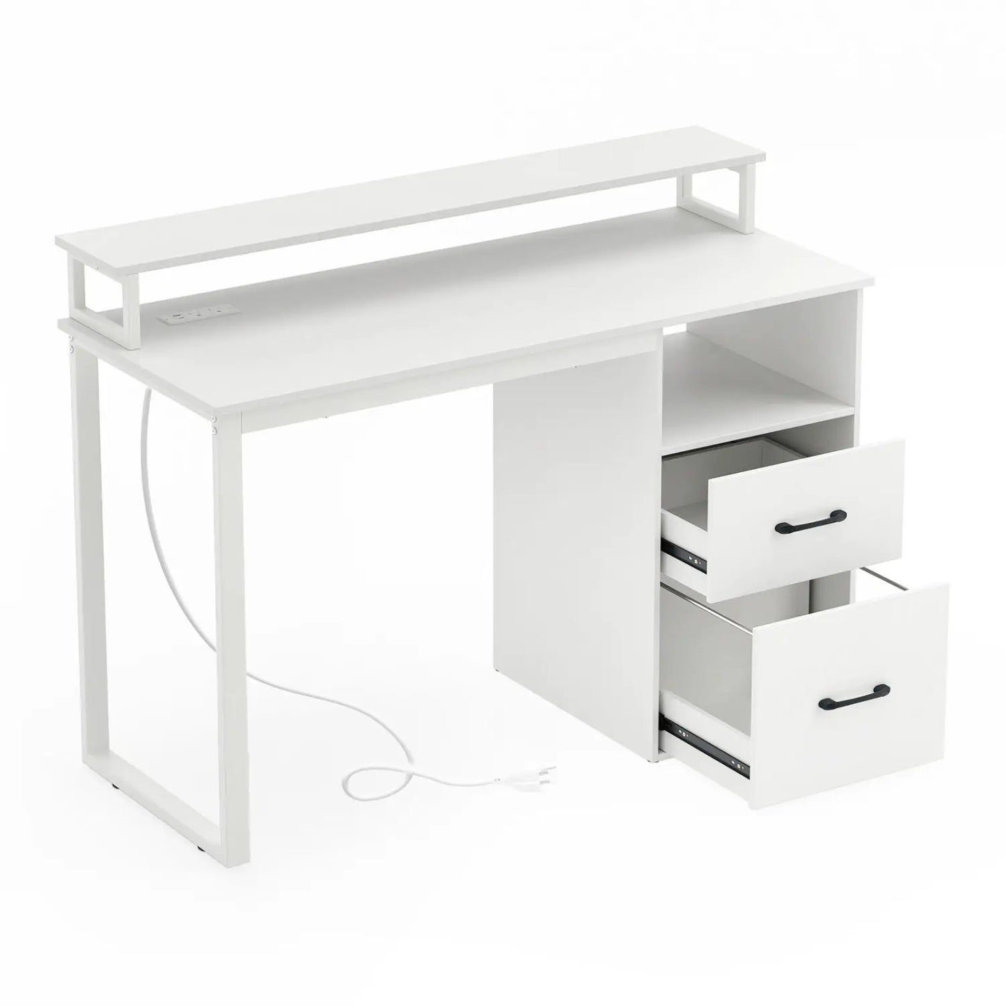 Modern Computer with Power Outlets and Drawer