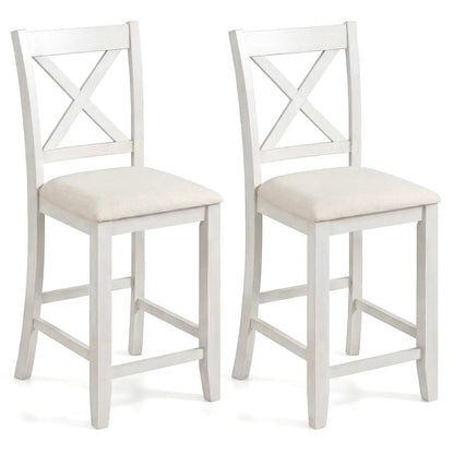 Counter Height Bar Stools with Cushion for Dining