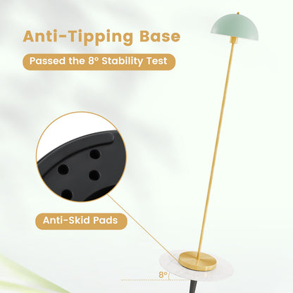Modern Standing Lamp with Adjustable Lamp Head and Foot Switch