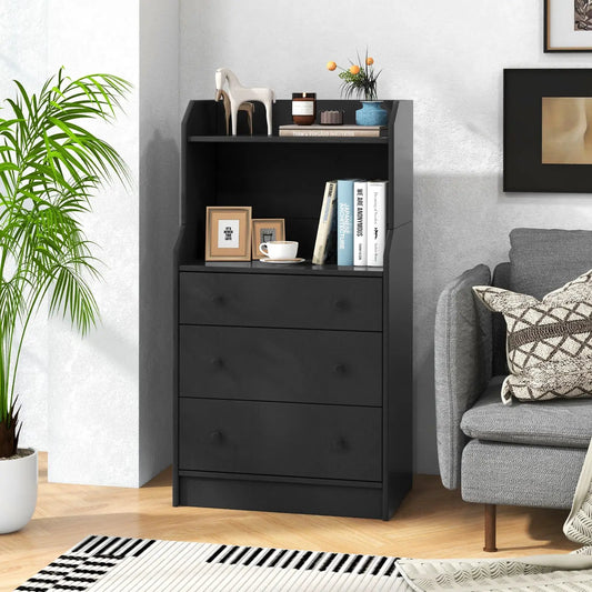 Storage Dresser with Anti-Toppling Device