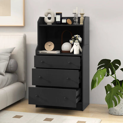 Storage Dresser with Anti-Toppling Device