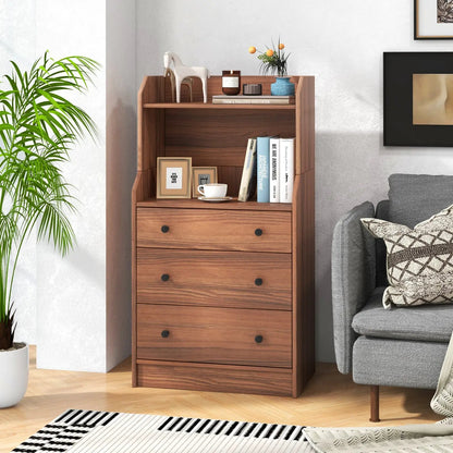 Storage Dresser with Anti Toppling Device