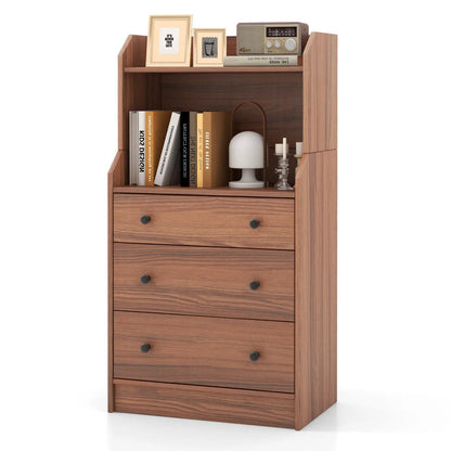 Storage Dresser with Anti Toppling Device