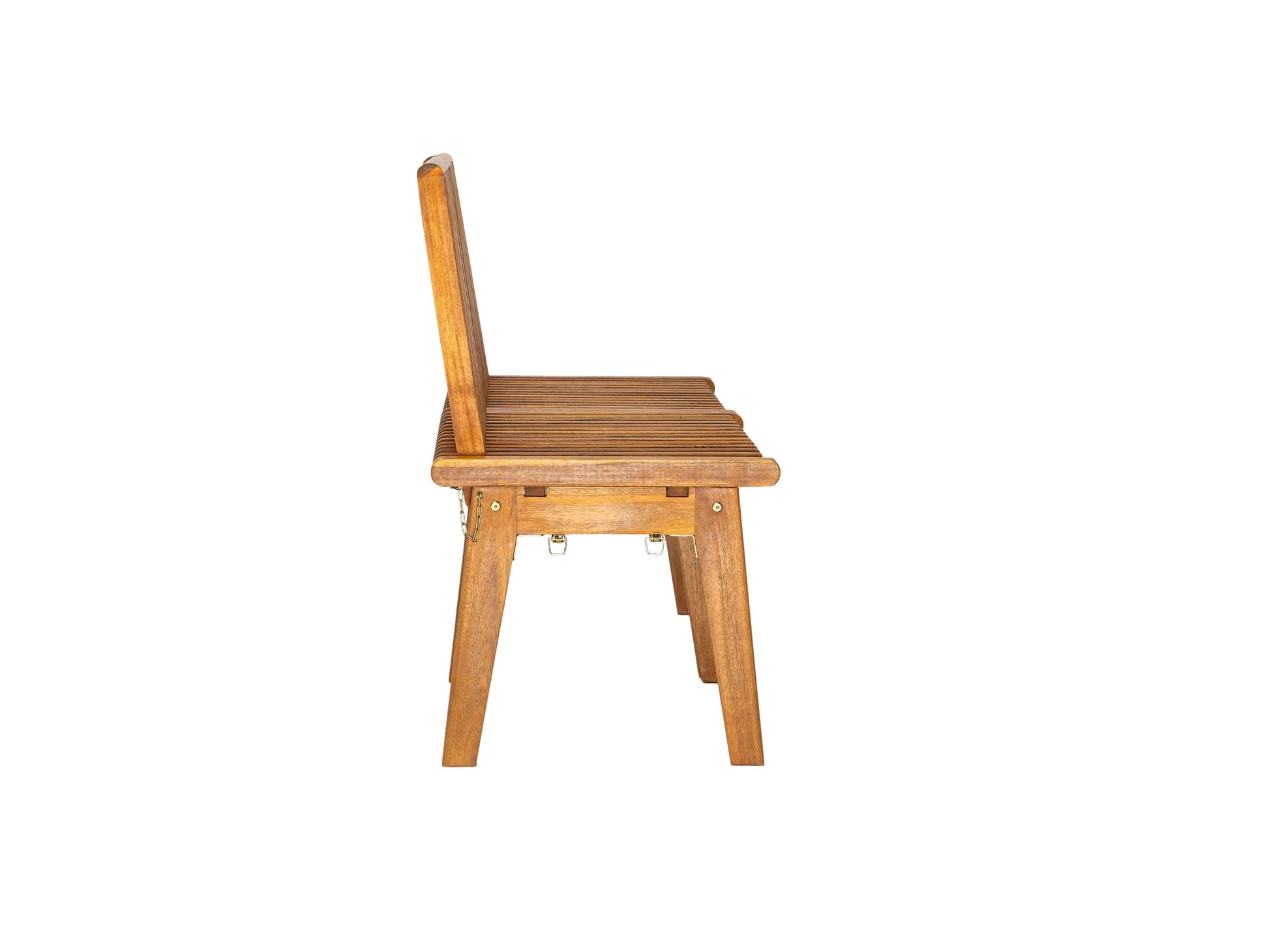 Modular Folding Wooden Bench 2 Pc outdoor set with slatted seat and backrest on Tampa Home & Garden Store
